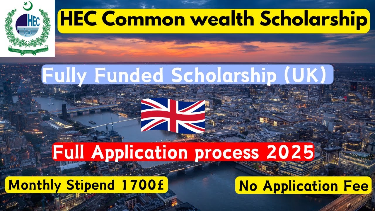 Fully Funded Commonwealth Scholarship 2025 for Developing Countries